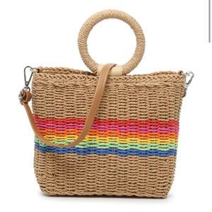 Crown Vintage Rainbow Ring Satchel